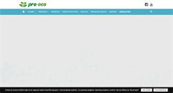Desktop Screenshot of proeco.hr