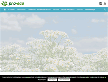 Tablet Screenshot of proeco.hr